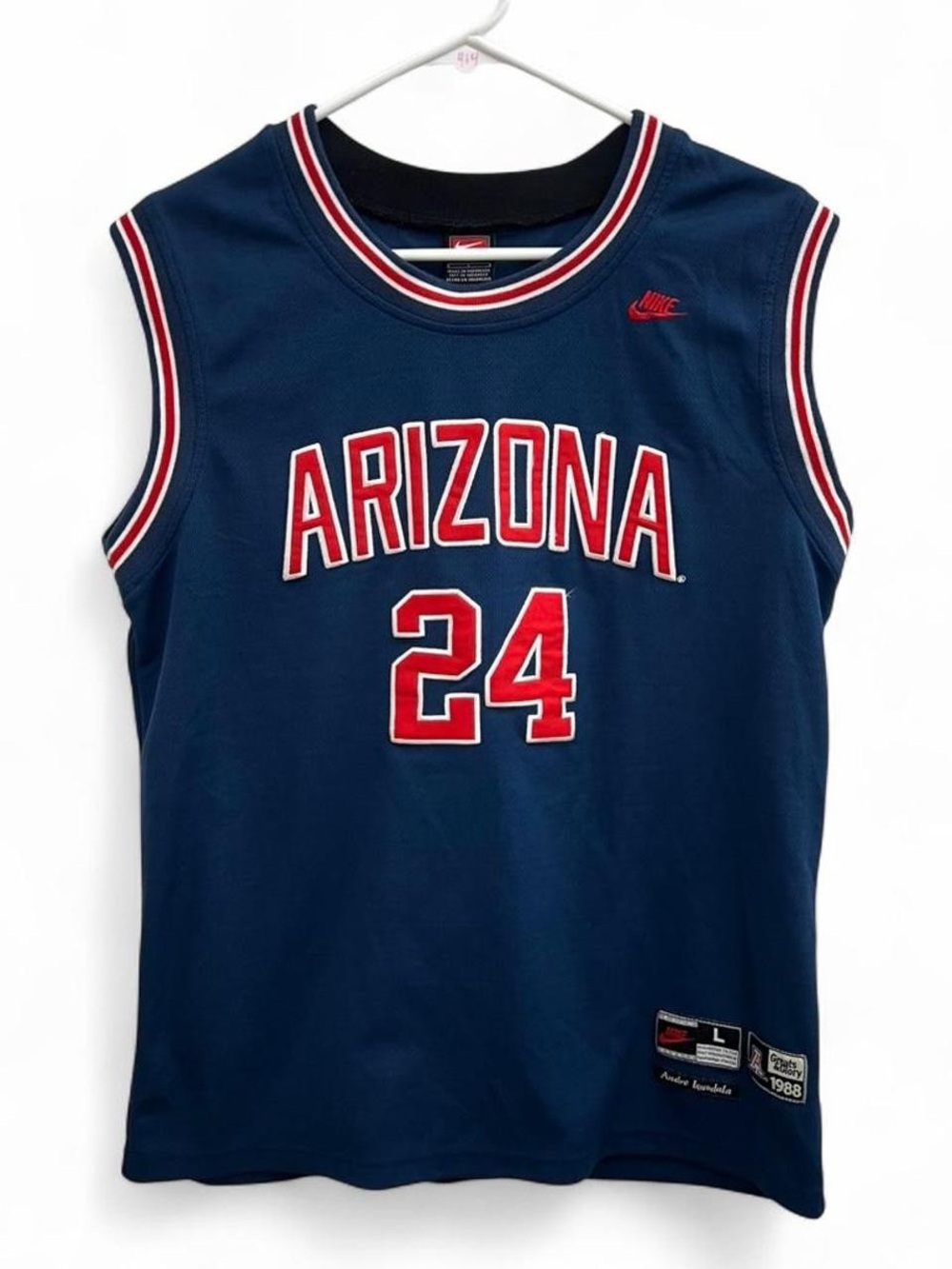 Mens Nike University of Arizona Iguadola Jersey size Large